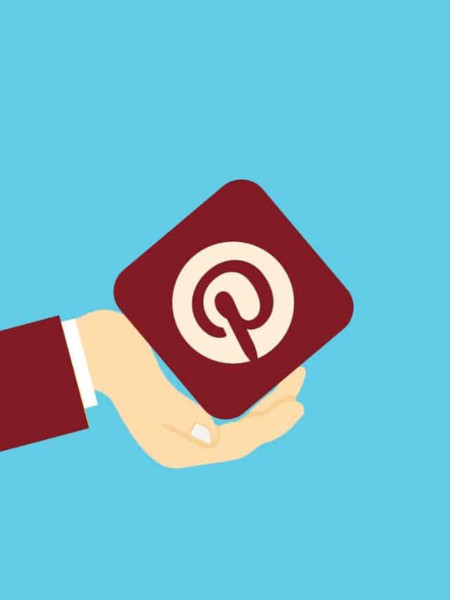 Uma imagem que ilustra um cubo com a logo do site pinterest.