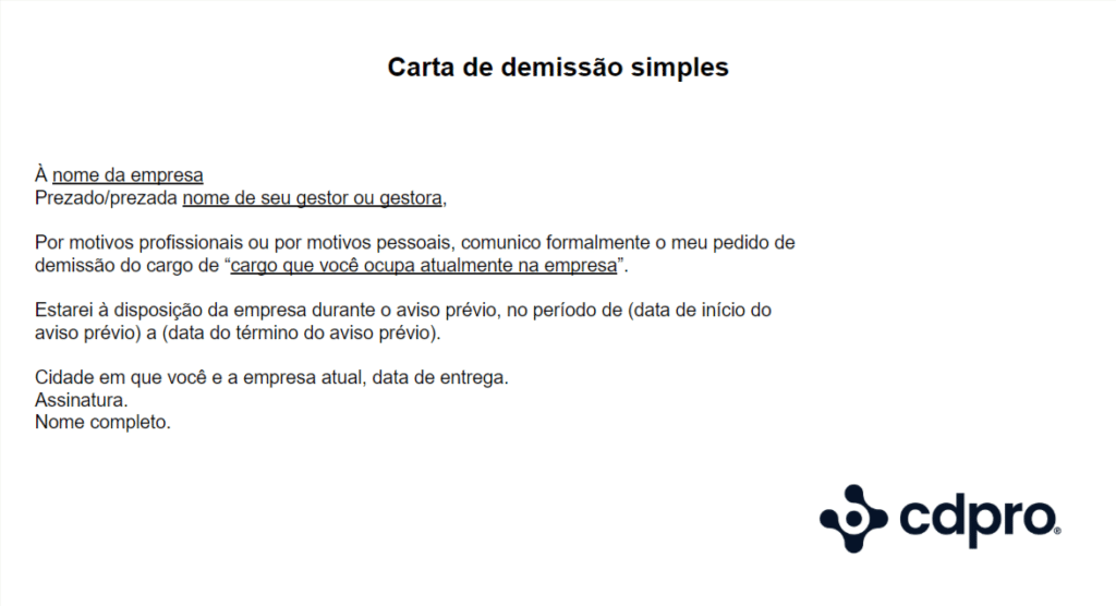 Como Fazer Uma Carta De Demissão Passo A Passo E Modelos