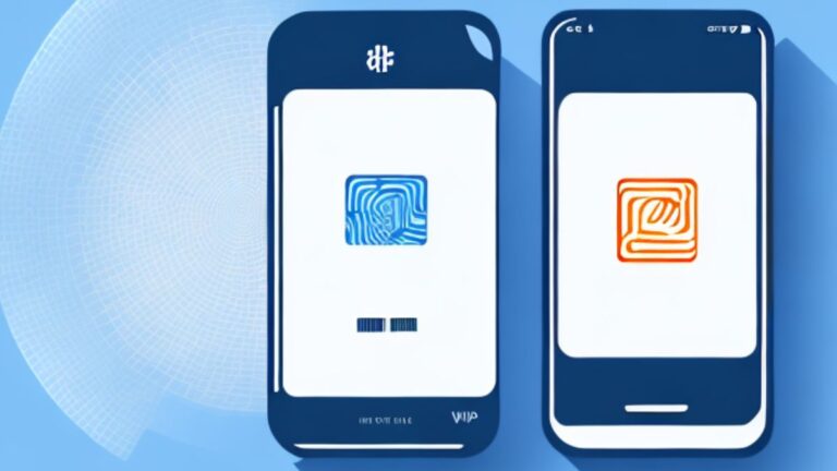 Uma imagem que ilustra dois celular com a carteira de trabalho digital em forma de desenho.