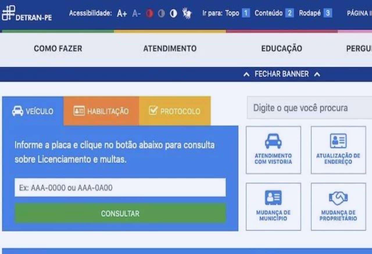 Como consultar a CNH pelo CPF no Detran do PE (Pernambuco)