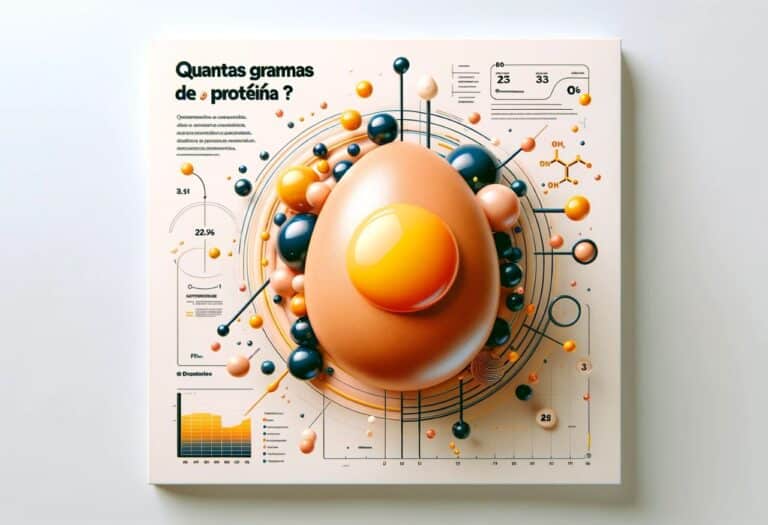 Uma imagem que ilustra quantas gramas de proteína tem um ovo, no caso um ovo tem aproximadamente 6 gramas.