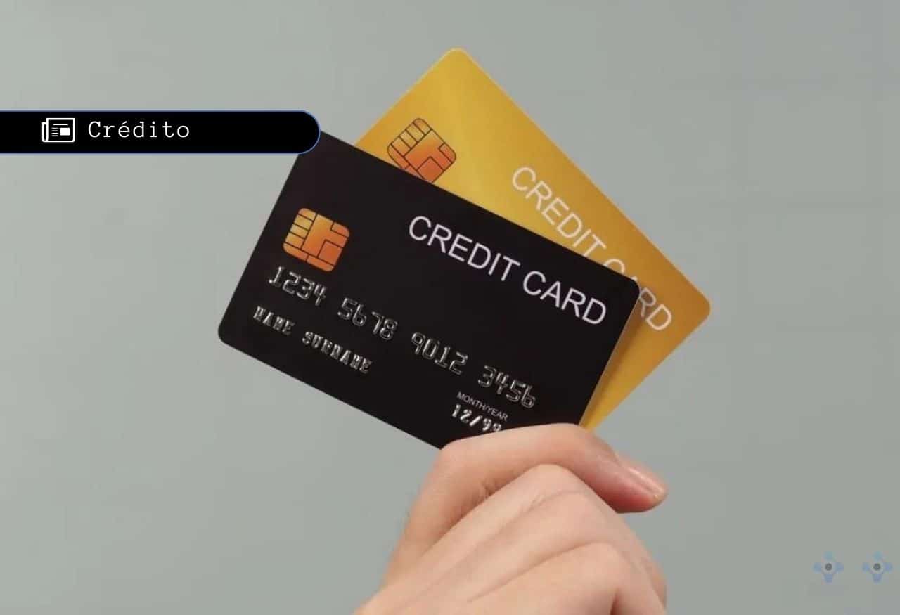 Uma imagem que ilustra dois cartões de créditos.